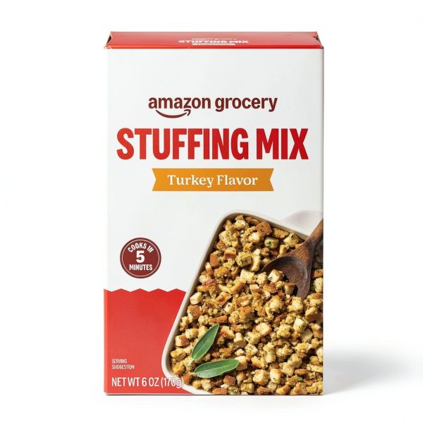 Amazon Grocery Turkey Flavor Stuffing Mix 6 Ounce Box-0