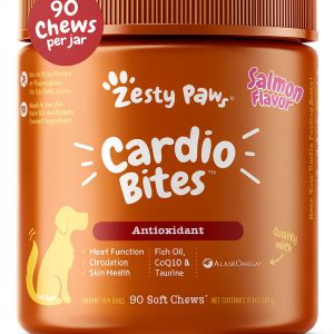Zenwise Health Dog Heart Support Chews Salmon Flavor-0