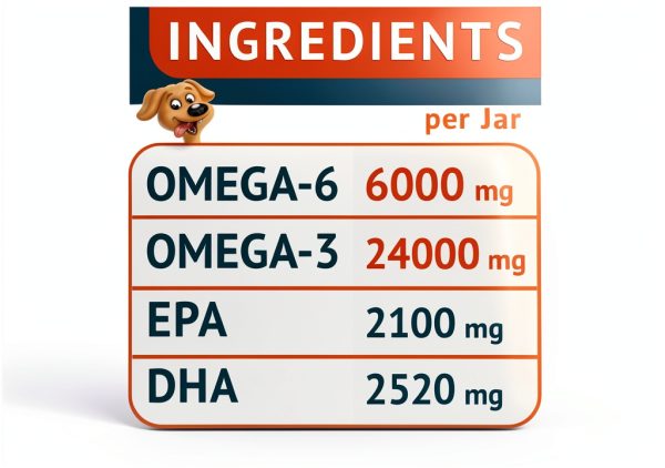 GOODGROWLIES Dog Itch Relief Chews Omega 3 Skin Health-2