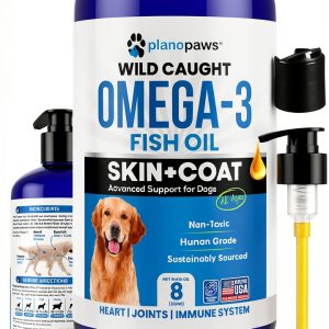 Plano Paws Omega 3 Fish Oil Dog Supplement Low Odor-0