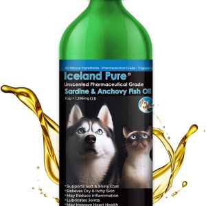 Iceland Pure Sardine Anchovy Oil for Dogs Cats Skin Coat-0