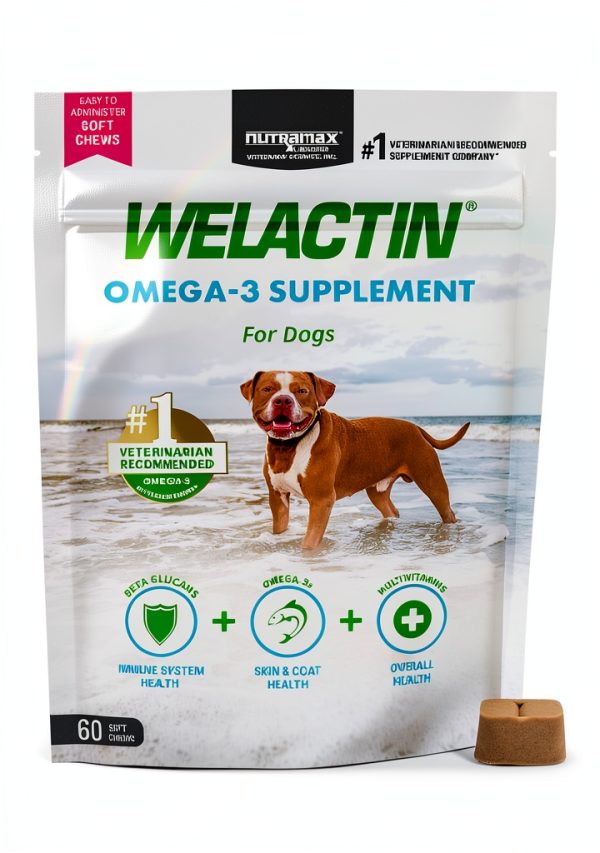 Welactin Omega 3 Dog Supplement Soft Chews Nutramax-0
