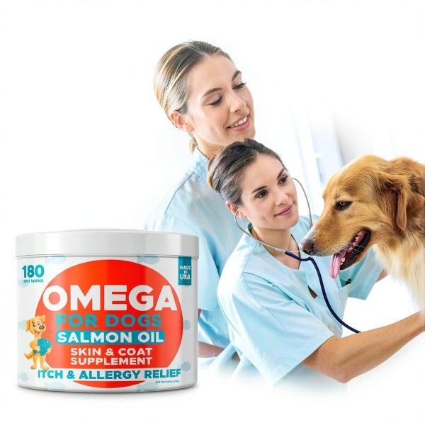 GOODGROWLIES Dog Itch Relief Chews Omega 3 Skin Health-4