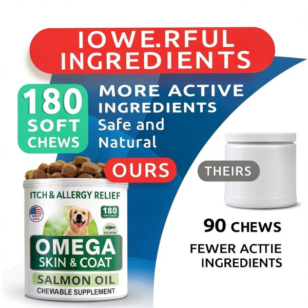 Bark&Spark Omega Dog Supplements Skin Coat Health-3