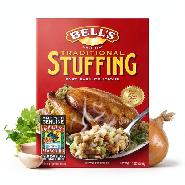 Bell's Stuffing Mix New England Flavor Quick Prep Side Dish-0