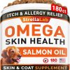 STRELLALAB Salmon Oil Omega 3 Dog Chews Skin Coat-0