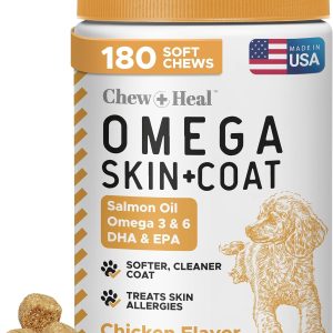 Dog Fish Oil Supplements Chew Heal Labs Omega Skin Coat-0