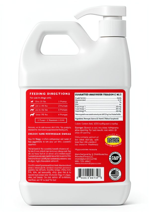 Norwegian Salmon Oil for Dogs Omega 3 6 9 Skin Joint-3