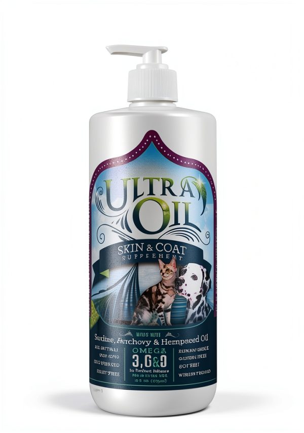Ultra Oil Skin Coat Supplement for Dogs Cats Omegas-1