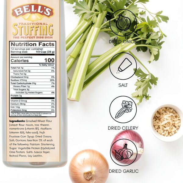 Bell's Stuffing Mix New England Flavor Quick Prep Side Dish-1