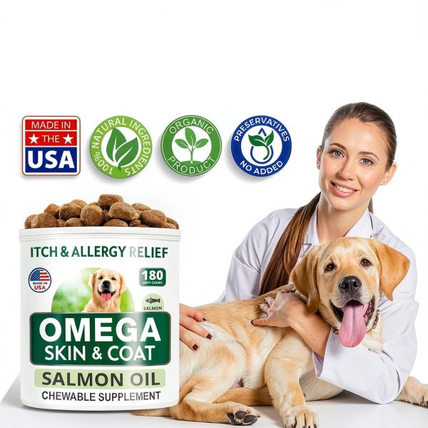 Bark&Spark Omega Dog Supplements Skin Coat Health-4