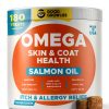 GOODGROWLIES Dog Itch Relief Chews Omega 3 Skin Health-0