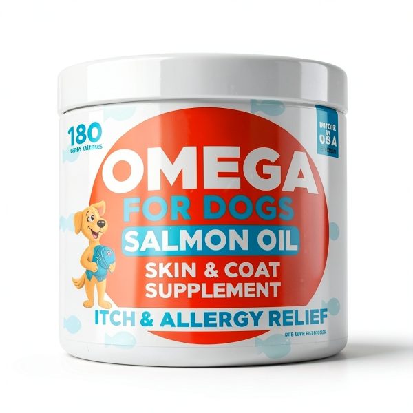 GOODGROWLIES Dog Itch Relief Chews Omega 3 Skin Health-3