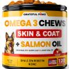 Grateful Pawz Dog Allergy Relief Chews Skin Coat Supplement-0