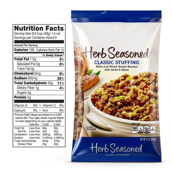 Packaged Stuffing Side Dishes Stay Fresh Bags Meal Ideas-1
