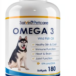 Salveo Petcare Dog Fish Oil Supplement Wild Caught Omega 3-0