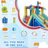 GYMMALL Inflatable Water Slide 8-in-1 Family Fun-4