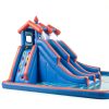 SUNNY & FUN Deluxe Inflatable Water Park 18x15.8x10 ft Slide Set-4
