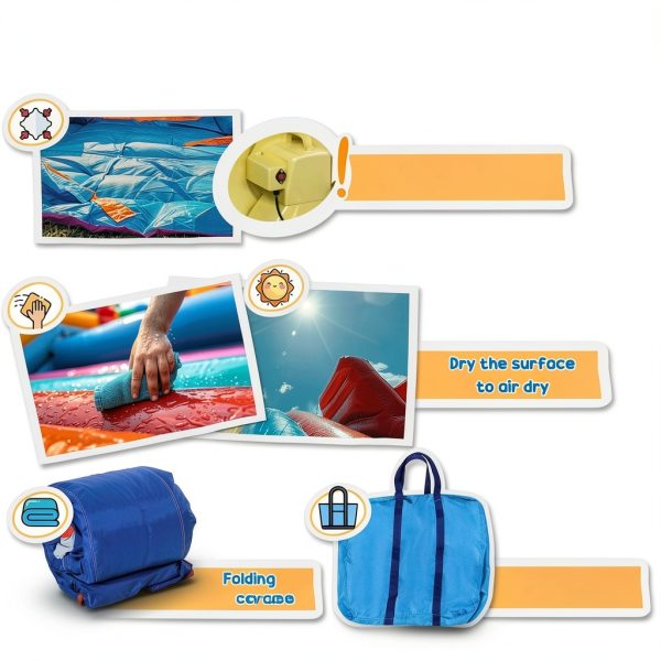 Aosom Inflatable Water Park for Kids-7