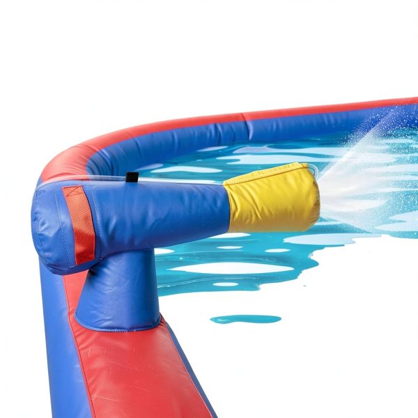 SUNNY & FUN Deluxe Inflatable Water Park 18x15.8x10 ft Slide Set-7
