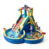 GYMMALL Inflatable Water Slide 8-in-1 Family Fun-3