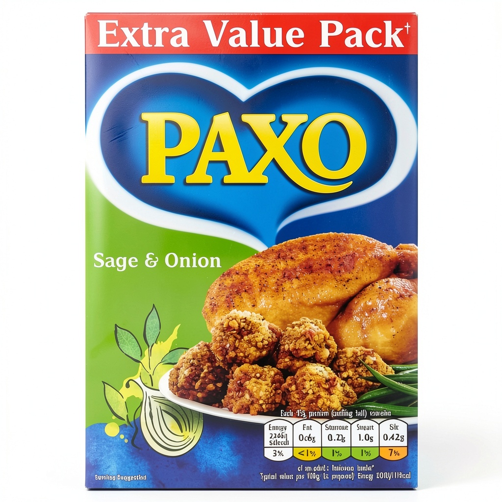 'Butterball Sage Onion Stuffing Mix packaging'