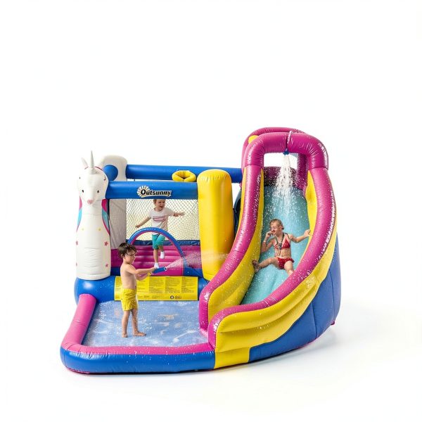 Aosom Inflatable Water Park for Kids-1