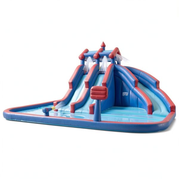 SUNNY & FUN Deluxe Inflatable Water Park 18x15.8x10 ft Slide Set-3