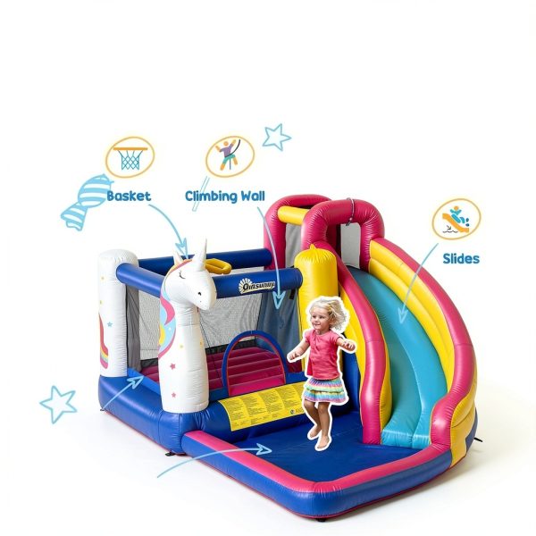 Aosom Inflatable Water Park for Kids-2