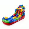 HeroKiddo Block Party Water Slide PVC Built-in Drain Safe Design-4